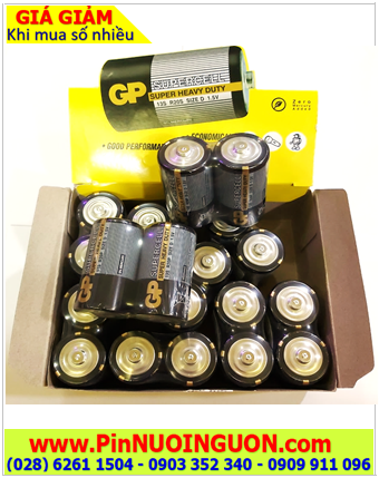 COMBO 1HỘP=20VIÊN Pin đại D 1.5v GP Supercell 13S R20P Super Heavy Duty _Giá chỉ 198.000/HỘP